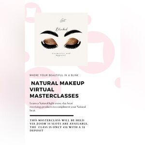 Virtual makeup classes via zoom email the actual classes u would like